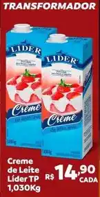 Max Atacadista Lider - creme de leite oferta