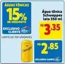 Extra Schweppes - água tônica oferta