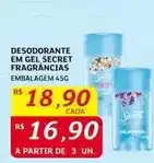 Assaí Atacadista Secret - desodorante em gel oferta