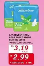 Assaí Atacadista Suave - absorvente com abas adapt oferta