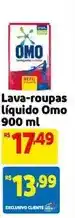 Extra Omo - lava-roupas líquido oferta