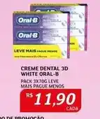 Assaí Atacadista Oral-b - creme dental 3d white oferta