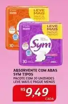 Assaí Atacadista Leve - absorvente com abas oferta