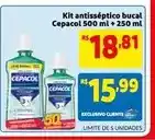 Extra Cepacol - kit antisséptico bucal oferta