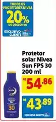 Extra Nivea sun - protetor solar fps 30 oferta