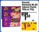 Max Atacadista My bit - biscoito recheado sabores pacote oferta