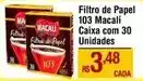 Max Atacadista Macali - filtro de papel 103 macalí oferta