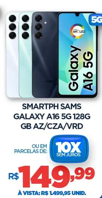 DB Supermercados Smartph sams galaxy a16 5g 128g gb az/cza/vrd oferta