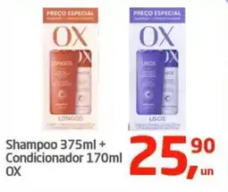 Tenda Atacado 90 Shampoo  + Condicionador OX oferta