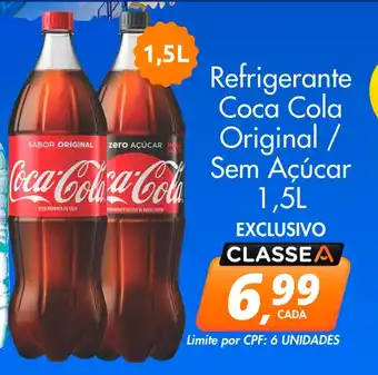 Delta Supermercados Refrigerante Coca Cola Original / Sem Açúcar oferta