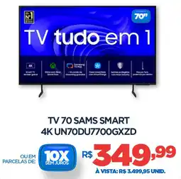 DB Supermercados Tv 70 sams smart 4k UN70DU7700GXZD oferta