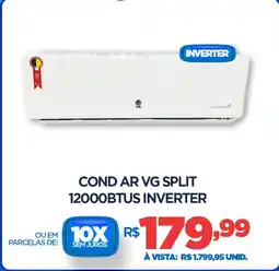 DB Supermercados Cond ar vg split 12000BTUS INVERTER oferta