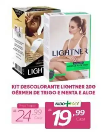 Nidobox Kit descolorante lightner gérmen de trigo e menta e aloe oferta