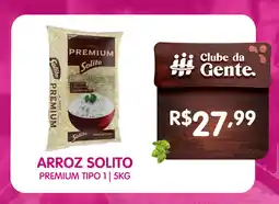 São Roque Supermercados Arroz solito premium tipo 1 oferta