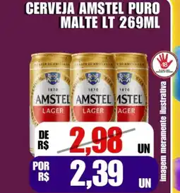 Violeta Supermercados Cerveja amstel puro malte lt oferta