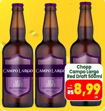 Vivendas Supermercados Chopp Campo Largo Red Draft oferta