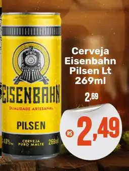 Andorinha Hipermercado Cerveja Eisenbahn Pilsen Lt oferta