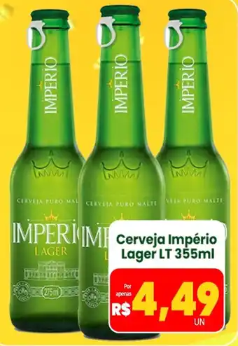 Vivendas Supermercados Cerveja Império Lager LT oferta