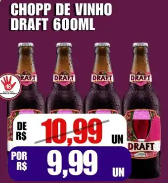 Violeta Supermercados Chopp de vinho draft oferta