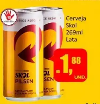 Atacado Máximo Cerveja Skol 269ml Lata oferta