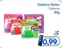 Supermercados Baklizi Gelatina Neilar Sabores oferta