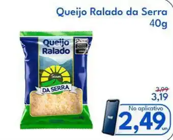 Supermercados Baklizi Queijo Ralado da Serra oferta