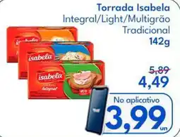 Supermercados Baklizi Torrada Isabela oferta