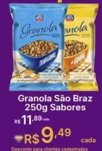 Super Lagoa Granola São Braz Sabores oferta