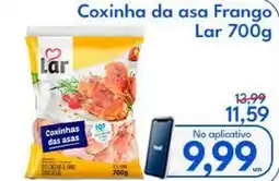 Supermercados Baklizi Coxinha da asa Frango Lar oferta