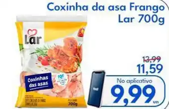 Supermercados Baklizi Coxinha da asa Frango Lar oferta