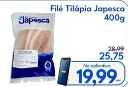 Supermercados Baklizi Filé Tilápia Japesca oferta