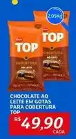 Assaí Atacadista Top - chocolate ao leite em gotas para cobertura top oferta