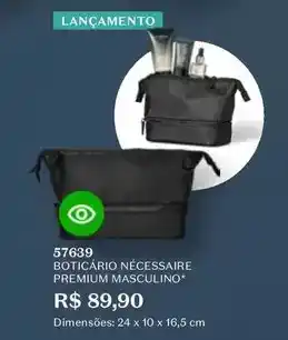 O Boticário Premium - botiçario necesaire masculino oferta