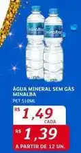 Assaí Atacadista Minalba - água mineral sem gas oferta