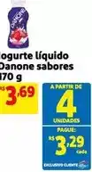 Extra Danone - ogurte líquido sabores oferta