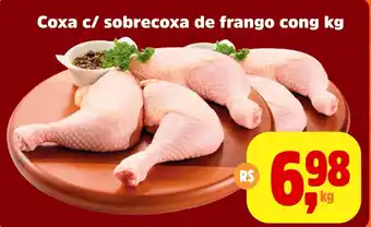 Sj Supermercados Coxa c/ sobrecoxa de frango cong oferta