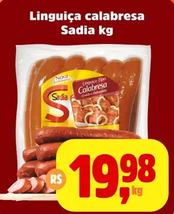 Sj Supermercados Linguiça calabresa Sadia oferta