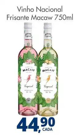 Delta Supermercados Vinho Nacional Frisante Macaw oferta