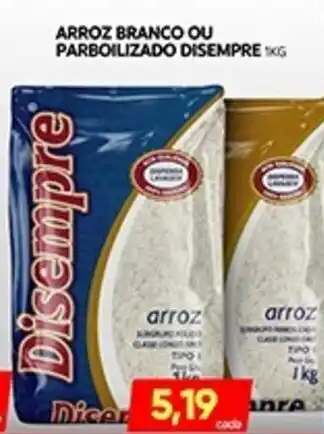 Novo Mix Arroz branco ou parboilizado disempre oferta