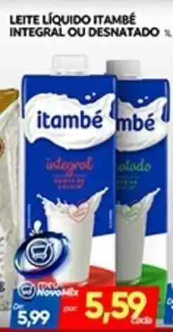 Novo Mix Leite líquido itambé integral ou desnatado oferta