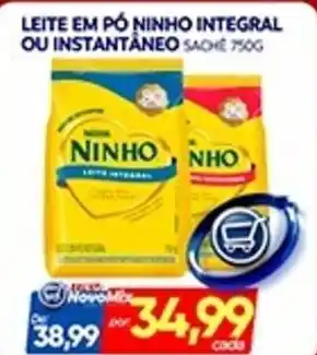 Novo Mix Leite em pó ninho integral ou instantâneo sache oferta