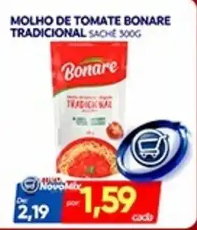 Novo Mix Molho de tomate bonare tradicional sache oferta