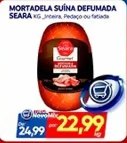 Novo Mix MORTADELA SUÍNA DEFUMADA SEARA oferta