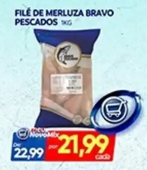 Novo Mix Filé de merluza bravo pescados oferta