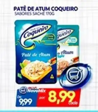 Novo Mix Pate de atum coqueiro sabores sache oferta