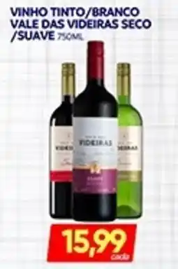 Novo Mix Vinho tinto/branco vale das videiras seco /suave oferta