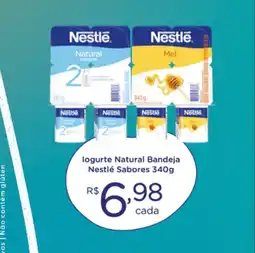 Mercadão Atacadista logurte Natural Bandeja Nestlé Sabores oferta