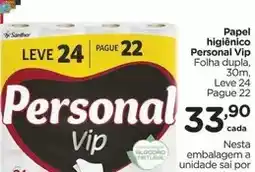 Carrefour Personal vip - papel higiênico oferta