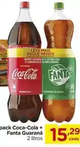 Carrefour Guaraná - pack coca-cola + fanta oferta