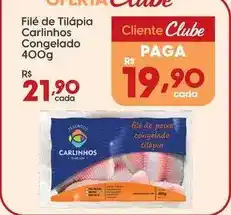 Supper Rissul Carlinhos - filé de tilápia congelado oferta